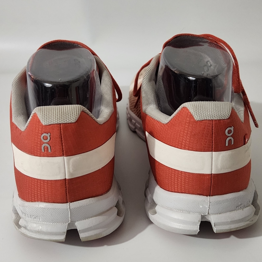 On Cloud Rust/Rose Cloudflow Running Shoes Size 1… - image 5